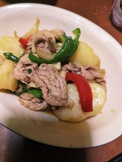 豚肉とじゃがいもの彩り中華炒め-レシピのメイン写真