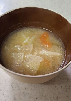 切り干し大根と根菜の味噌汁-レシピのメイン写真