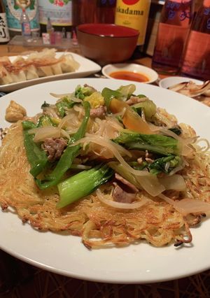 かた焼きそば✨少なめ餡掛け♪♪♪-レシピのメイン写真