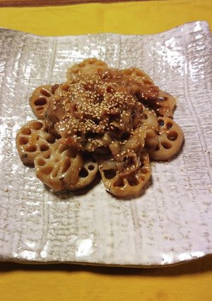 ヨウサマの減塩おやじの蓮根ステーキ改良版-レシピのメイン写真