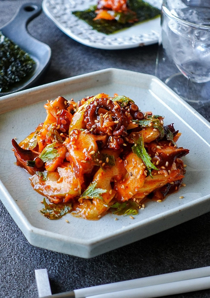 タコとセロリのキムチ和え-レシピのメイン写真