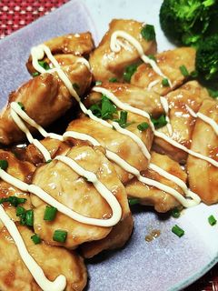 鶏むね肉のマヨ生姜照焼き-レシピのメイン写真