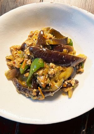 麻婆茄子（麻婆茄子の素を使うより簡単？）-レシピのメイン写真
