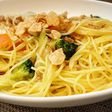 桃屋のフライドにんにくdeズボラ飯パスタ