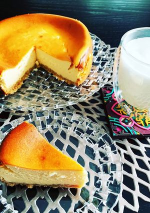 簡単、少しヘルシー、チーズケーキ-レシピのメイン写真