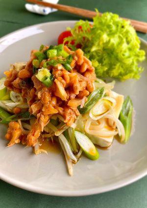 発酵食品は最高⭐︎豆腐のネバネバサラダ-レシピのメイン写真