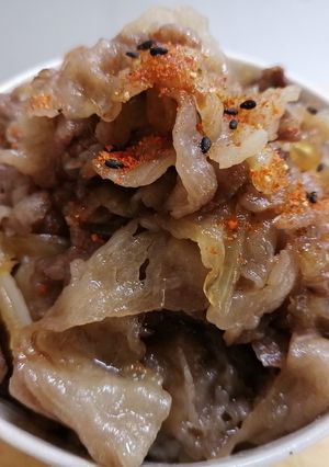 牛丼-レシピのメイン写真