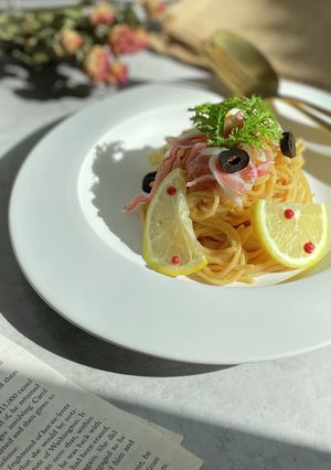 ZENBヌードル　レモンのオイルパスタ-レシピのメイン写真