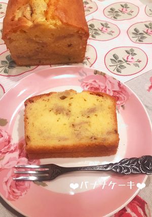 ほんのりバナナのパウンドケーキ♪-レシピのメイン写真