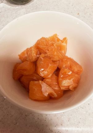 サーモンの塩ポン酢和え-レシピのメイン写真