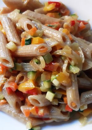パプリカの彩り野菜パスタ-レシピのメイン写真