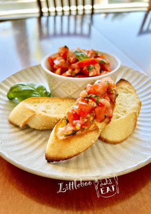 塩麹のブルスケッタ✿夏の恵みを堪能♫-レシピのメイン写真