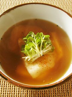 サラミ餅雑煮-レシピのメイン写真