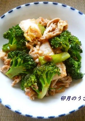 豚肉、ブロッコリーの中華炒め-レシピのメイン写真