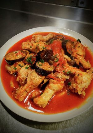 手羽元＆揚げ茄子のトマト煮❨@≧↺≦@❩-レシピのメイン写真