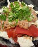 マグロユッケ納豆モッツァレラ丼（腸活丼）