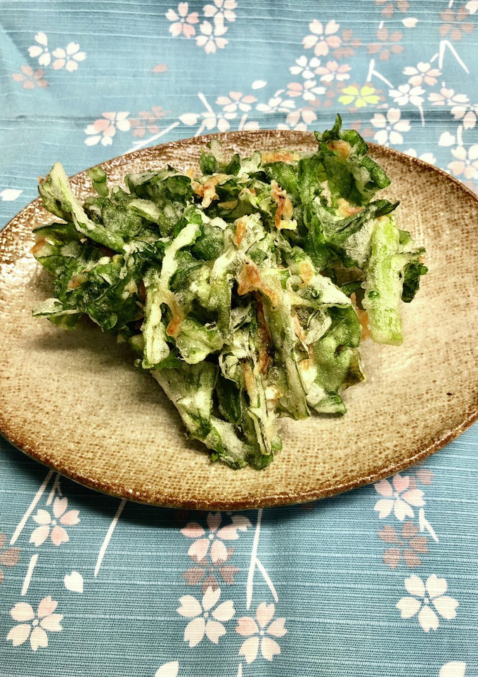 春菊とあみえびのかき揚げ-レシピのメイン写真