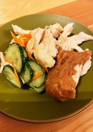 鶏胸肉の棒棒鶏　ピーナッツソース-レシピのメイン写真