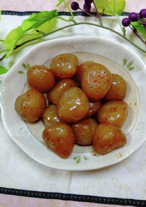 玉こんにゃくのピリ辛炒め♬-レシピのメイン写真