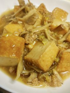 厚揚げと舞茸のあんかけ-レシピのメイン写真