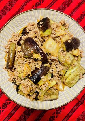 旨辛！キムチと味噌で簡単麻婆茄子風☆-レシピのメイン写真