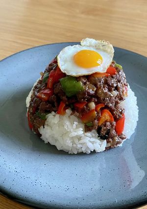 【やまなしの食】鹿肉のガパオライス風-レシピのメイン写真