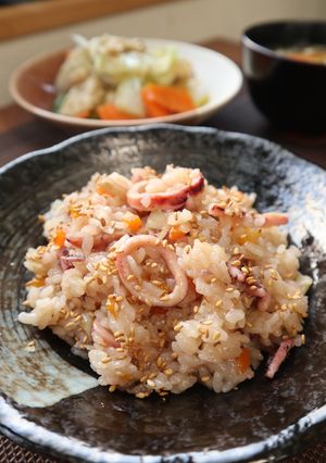 詰めないイカ飯-レシピのメイン写真
