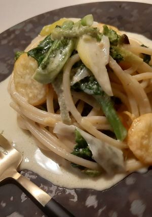 きんかんと菜花のクリームパスタ-レシピのメイン写真