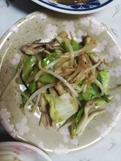 キャベツと舞茸の和風バター炒め-レシピのメイン写真