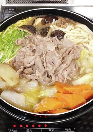 お野菜たっぷり☆あったかすき焼き♪-レシピのメイン写真