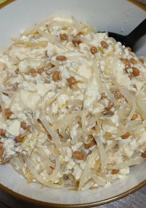豆豆豆　納豆豆腐もやし-レシピのメイン写真