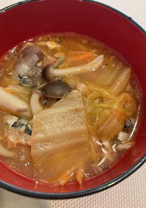 サバのキムチスープ-レシピのメイン写真