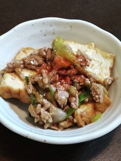 優しいお味☆厚揚げのひき肉あんかけ-レシピのメイン写真