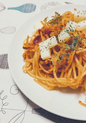 ケチャップでなんちゃって暗殺者パスタ-レシピのメイン写真