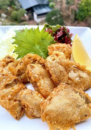 カリッと、トロッと、あん肝唐揚げ！-レシピのメイン写真