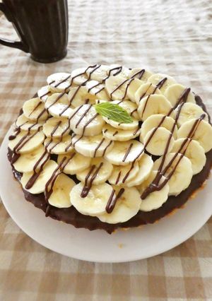 ビスケットでチョコバナナタルト-レシピのメイン写真