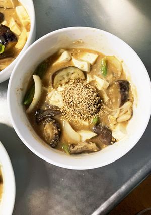 レンジ肉無きな粉焼き鳥味白菜回鍋肉風-レシピのメイン写真