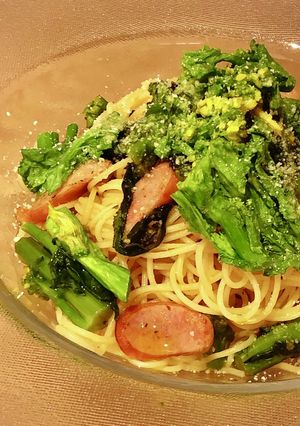 ZENBヌードルで菜の花パスタ-レシピのメイン写真