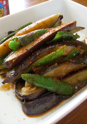 ご飯がすすむ☆茄子ピーマン炒め七味醤油-レシピのメイン写真