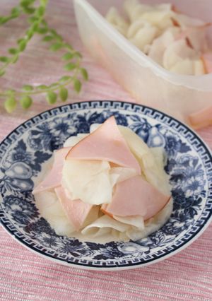 【カブとハムの甘酢漬け】サラダ仕立て-レシピのメイン写真
