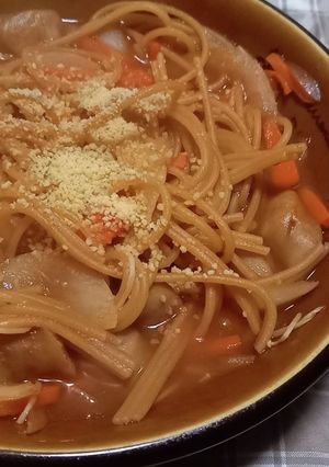 ゼンブヌードルで簡単ナポリタン-レシピのメイン写真