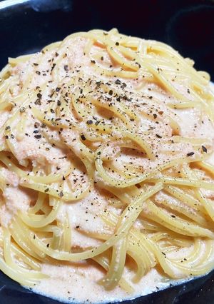 簡単！絶品！！明太子クリームパスタ-レシピのメイン写真