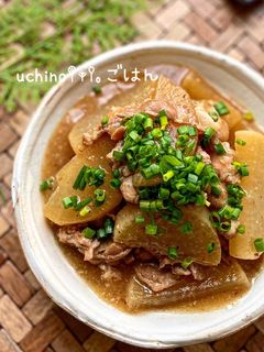 大根と豚バラのこってり味噌煮込み-レシピのメイン写真
