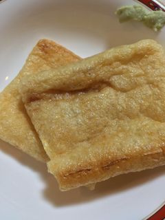 ぽん酢とわさびで、油揚げ-レシピのメイン写真