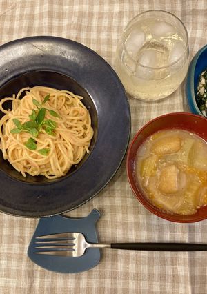たらこスパゲティ-レシピのメイン写真