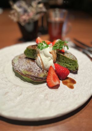 HMで簡単！おうち和カフェ パンケーキ-レシピのメイン写真