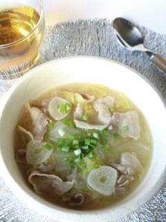 豚バラと白菜のほっこりスープ♪-レシピのメイン写真