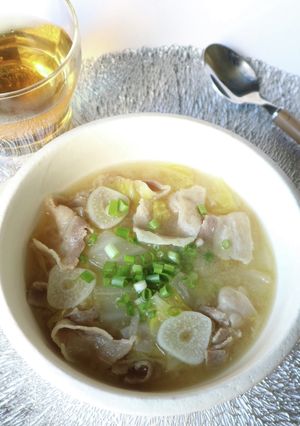豚バラと白菜のほっこりスープ♪-レシピのメイン写真