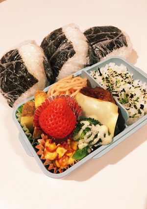 高1娘、大学1息子　弁当　23/1/27-レシピのメイン写真