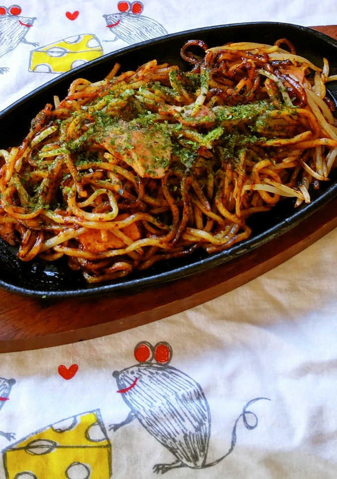 ベーコンともやしのソース焼きそば♪-レシピのメイン写真